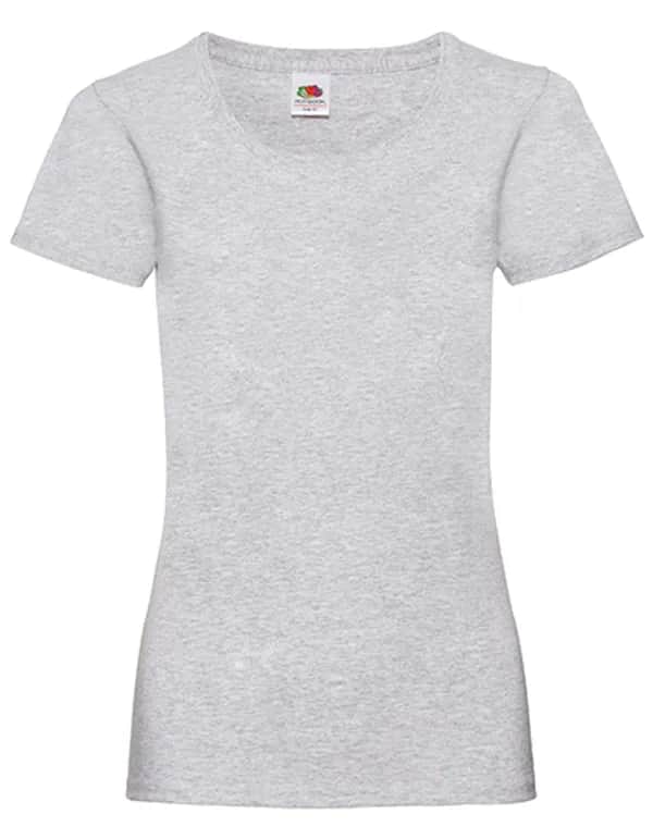 Ladies´ Valueweight T - Heather Grey