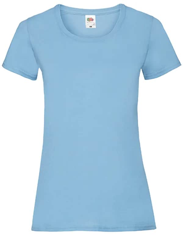 Ladies´ Valueweight T - Sky Blue