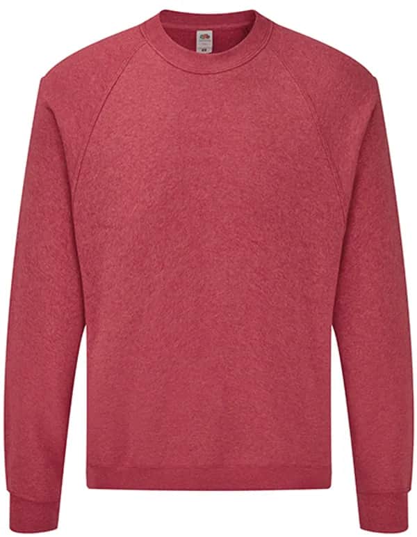 Classic Raglan Sweat - Heather Red