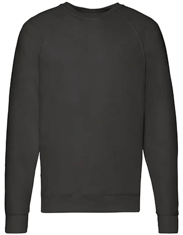 Lightweight Raglan Sweat - Black