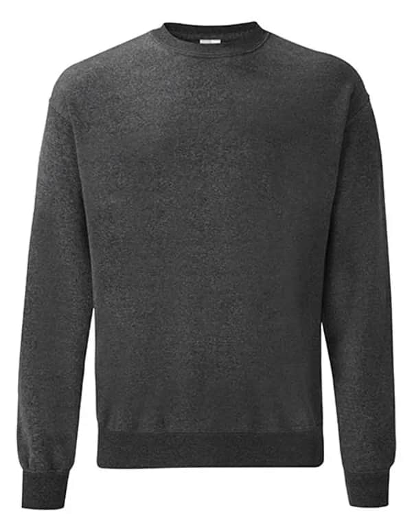 Classic Set-in Sweat - Dark Heather Grey