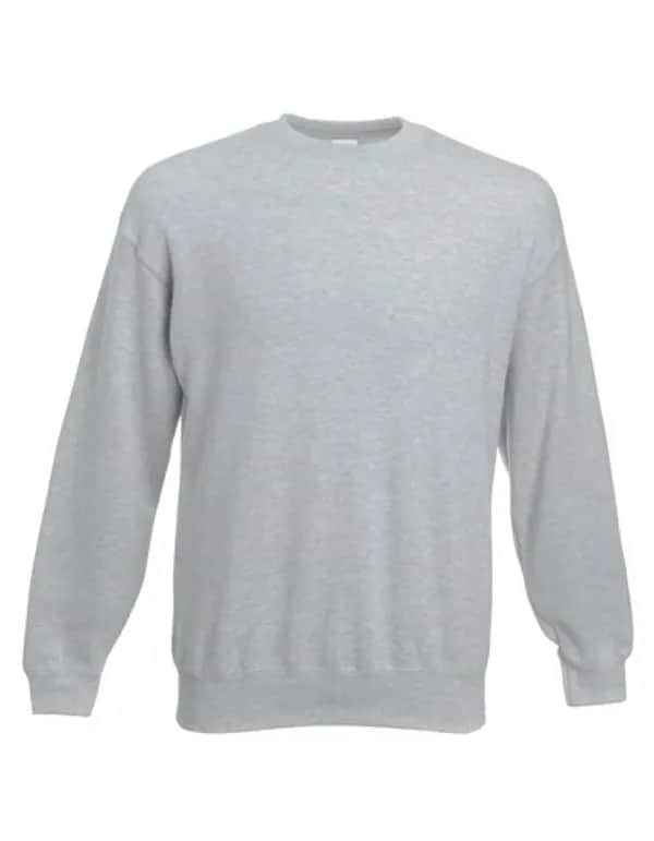 Classic Set-in Sweat - Heather Grey