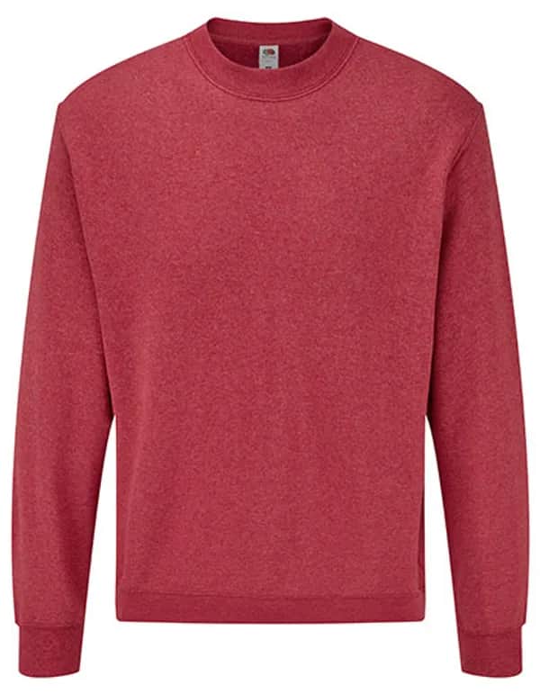 Classic Set-in Sweat - Heather Red