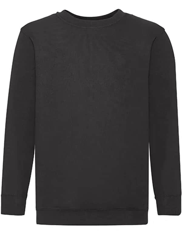 Kids´ Classic Set-In Sweat - Black