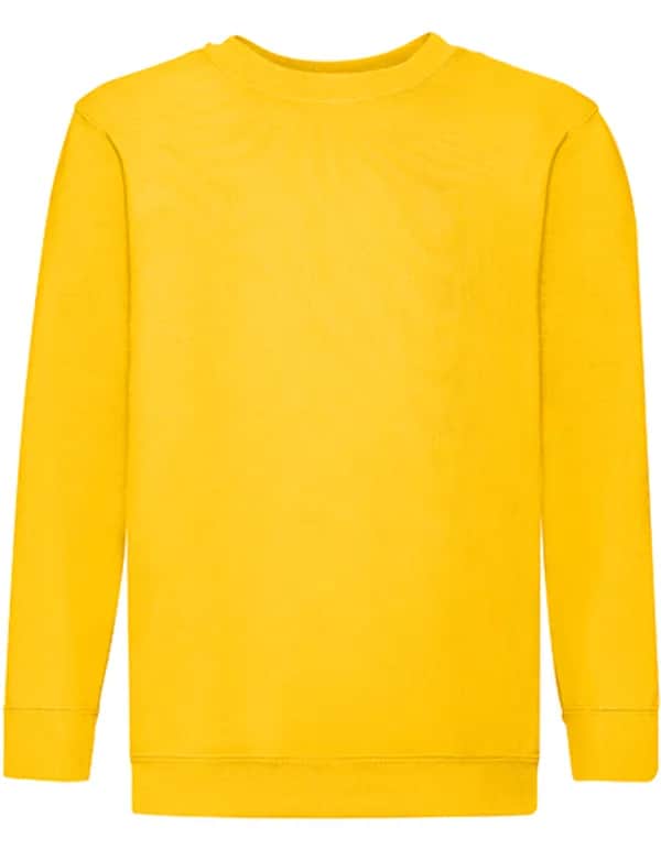 Kids´ Classic Set-In Sweat - Sunflower