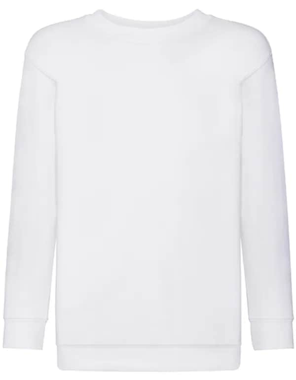 Kids´ Classic Set-In Sweat - White