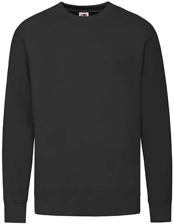 Lightweight Set-In Sweat - Black