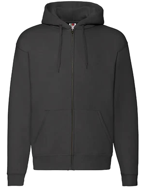Premium Hooded Sweat Jacket - Black