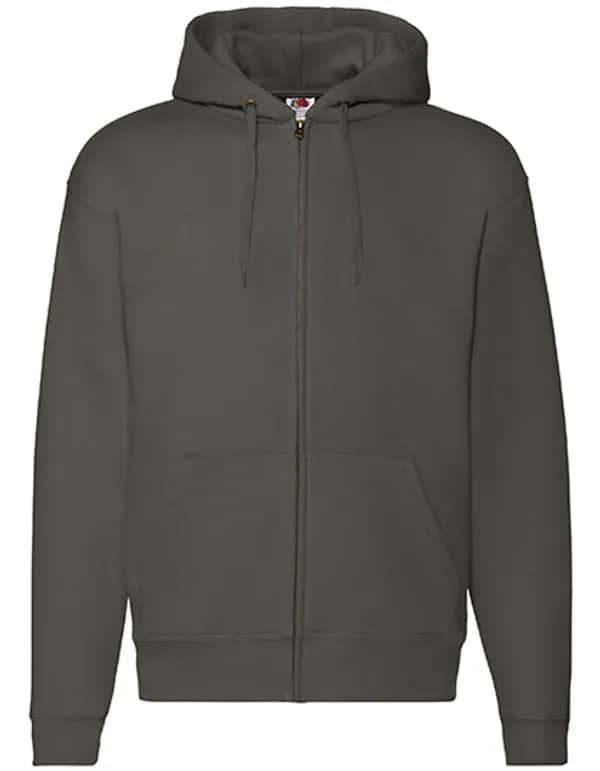 Premium Hooded Sweat Jacket - Charcoal (Solid)