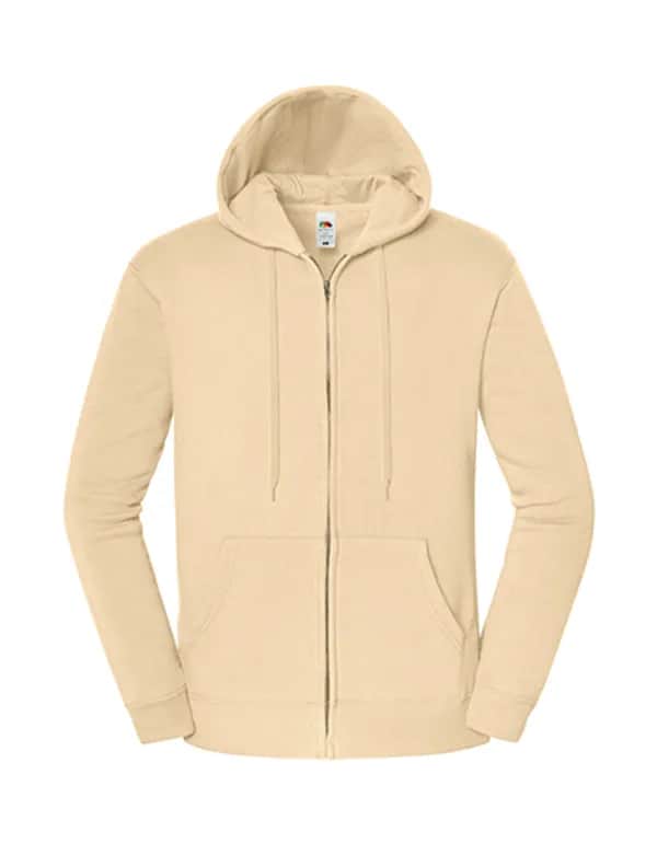 Iconic Premium Hooded Sweat Jacket - Desert Sand