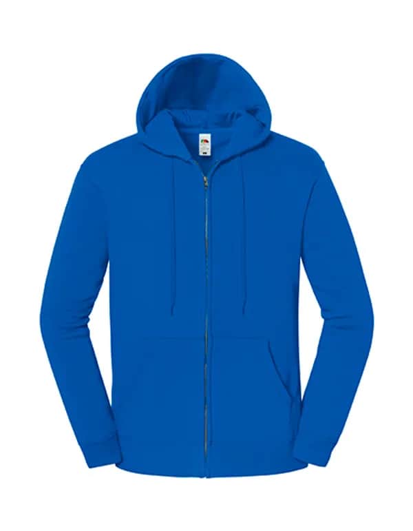Iconic Premium Hooded Sweat Jacket - Royal Blue
