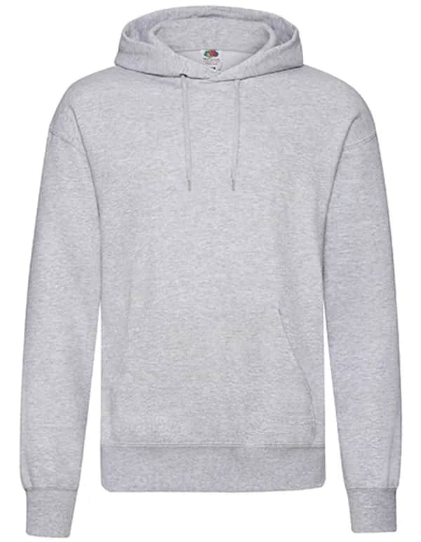 Classic Hooded Sweat - Heather Grey