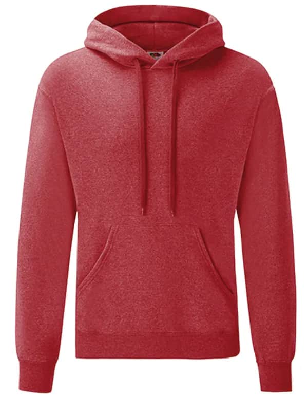 Classic Hooded Sweat - Heather Red