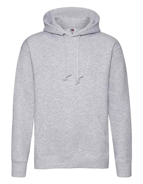 Premium Hooded Sweat - Heather Grey