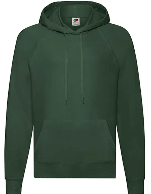 Lightweight Hooded Sweat - Bottle Green