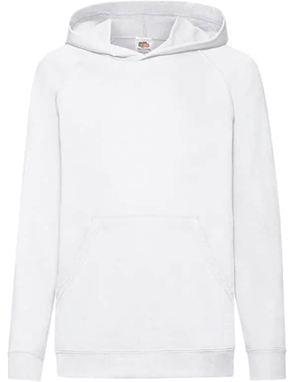 Kids´ Lightweight Hooded Sweat - White