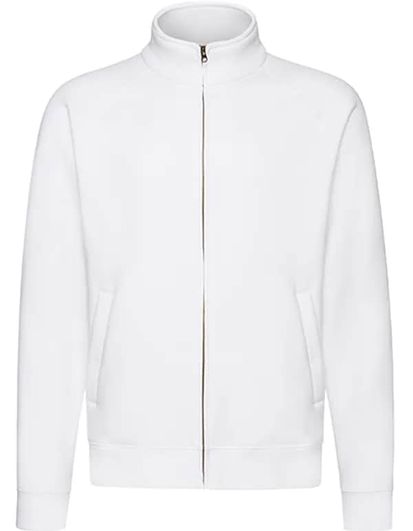 Premium Sweat Jacket - White