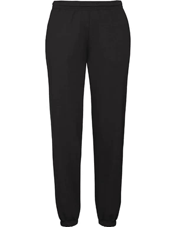 Classic Elasticated Cuff Jog Pants - Black