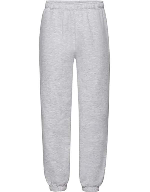 Kids´ Premium Elasticated Cuff Jog Pants - Heather Grey