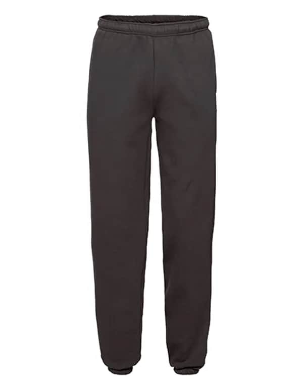 Premium Elasticated Cuff Jog Pants - Black