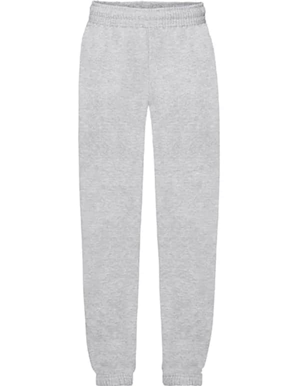 Kids´ Classic Elasticated Cuff Jog Pants - Heather Grey