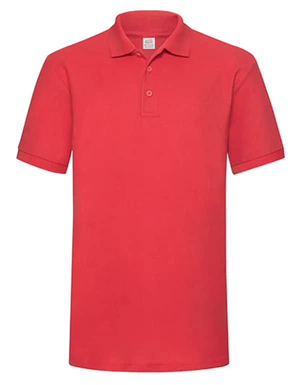 65/35 Heavy Piqué Polo - Red