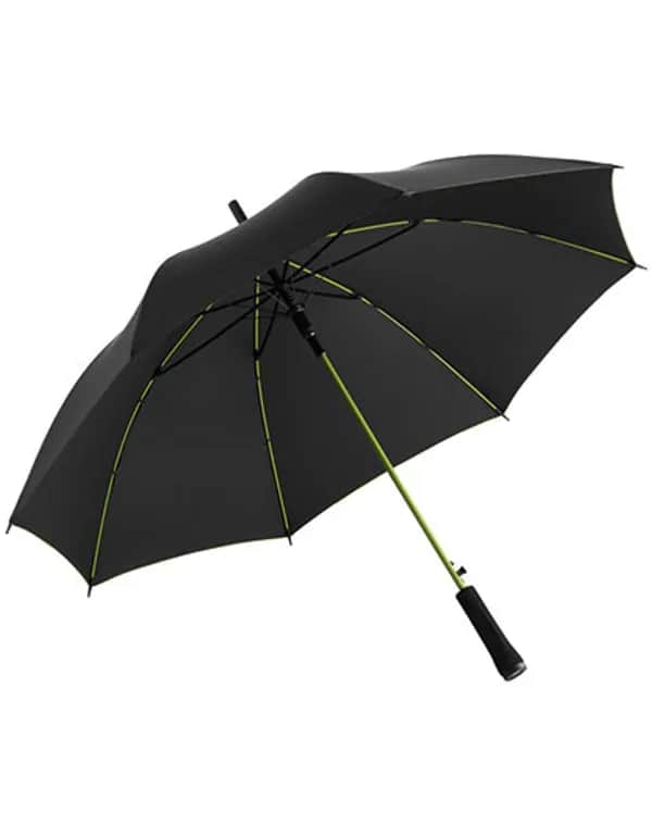 AC-Stockschirm Colorline - Black/Lime