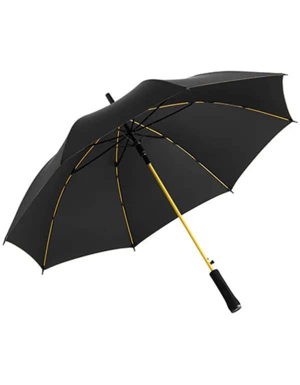 AC-Stockschirm Colorline - Black/Yellow
