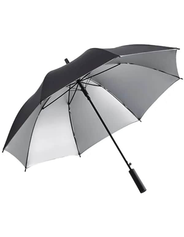 AC-Stockschirm FARE®-Doubleface - Black/Silver