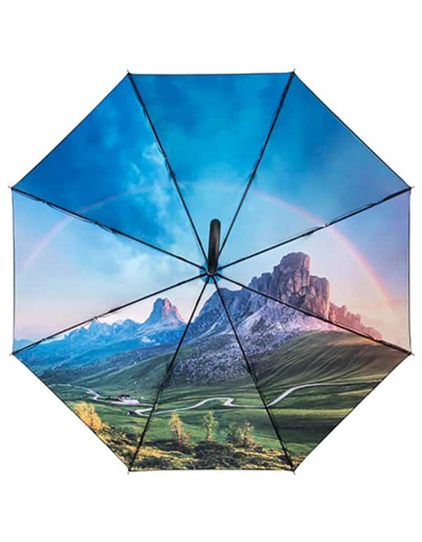 AC-Stockschirm FARE® Impressions - Black/Mountain