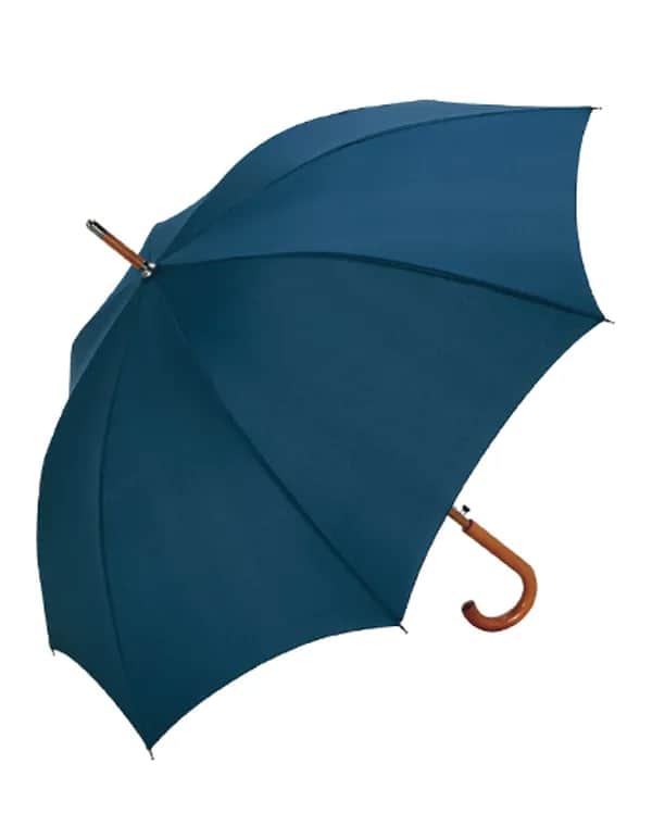 AC-Holz-Stockschirm - Navy Blue