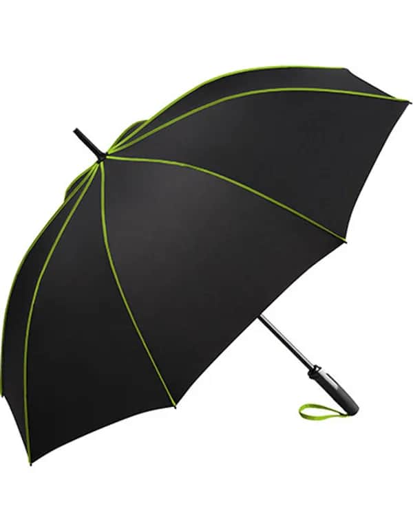 AC-Midsize-Stockschirm FARE® Seam - Black/Lime