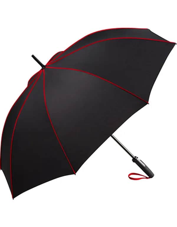 AC-Midsize-Stockschirm FARE® Seam - Black/Red