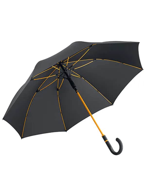 AC-Midsize-Stockschirm FARE®-Style - Black/Orange