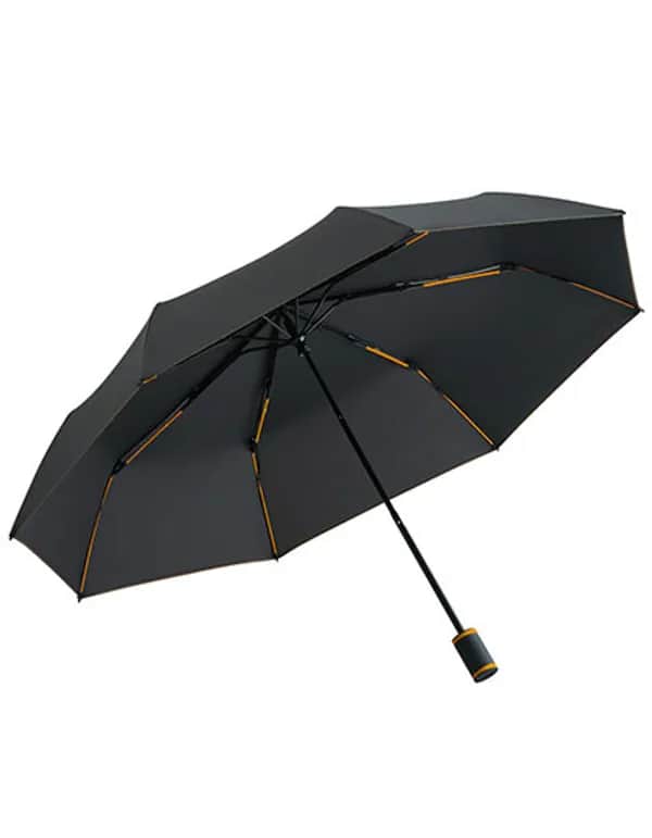 Taschenschirm FARE®-Mini Style - Black/Orange