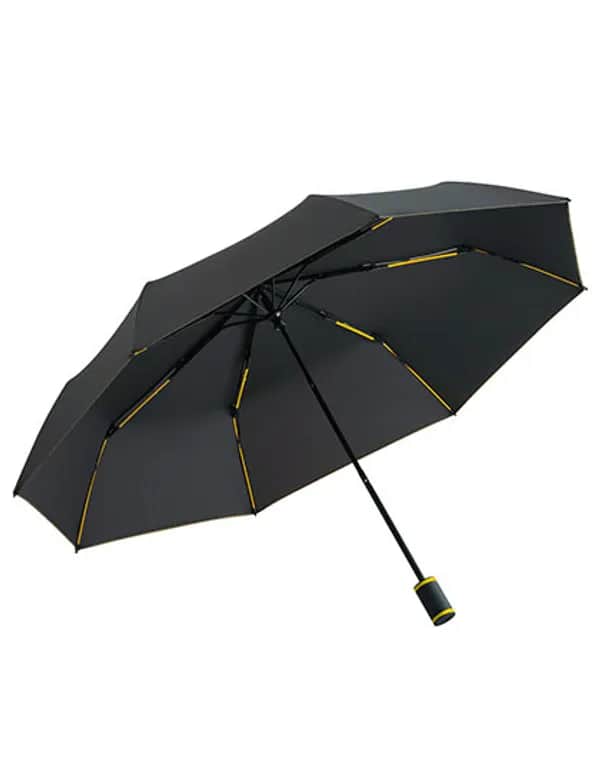 Taschenschirm FARE®-Mini Style - Black/Yellow