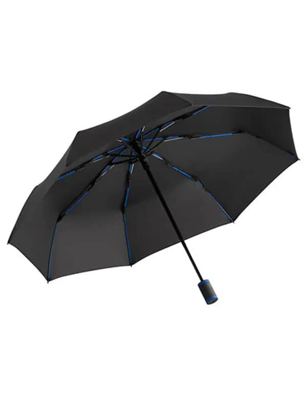 Taschenschirm FARE®-AOC-Mini Style - Black/Euro Blue