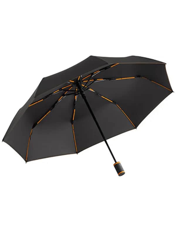 Taschenschirm FARE®-AOC-Mini Style - Black/Orange