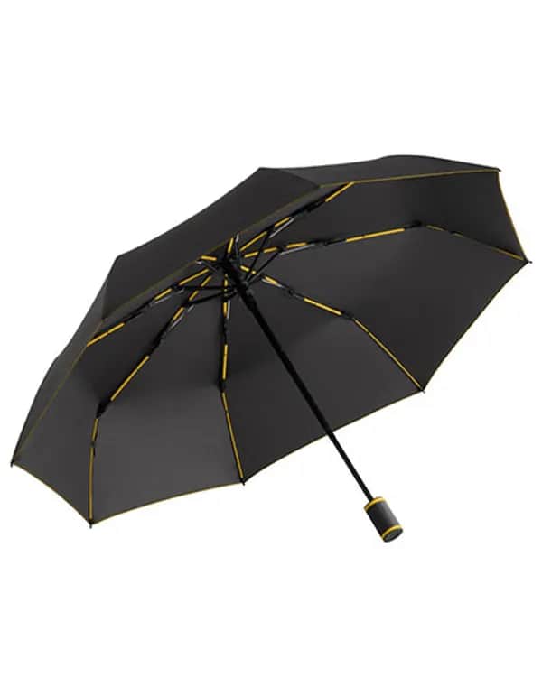 Taschenschirm FARE®-AOC-Mini Style - Black/Yellow