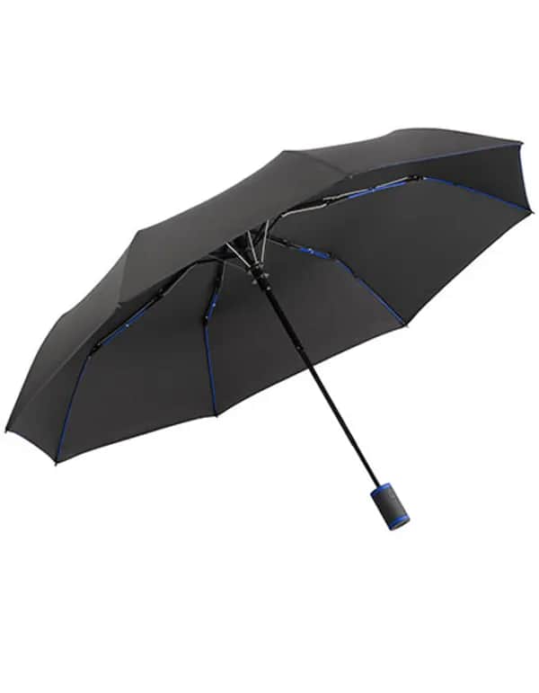 Taschenschirm FARE®-AC-Mini Style - Black/Euro Blue