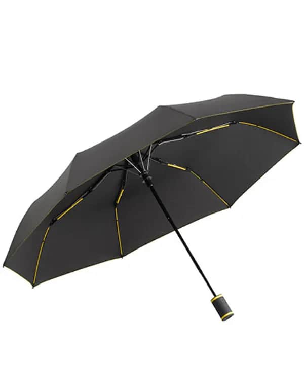 Taschenschirm FARE®-AC-Mini Style - Black/Yellow