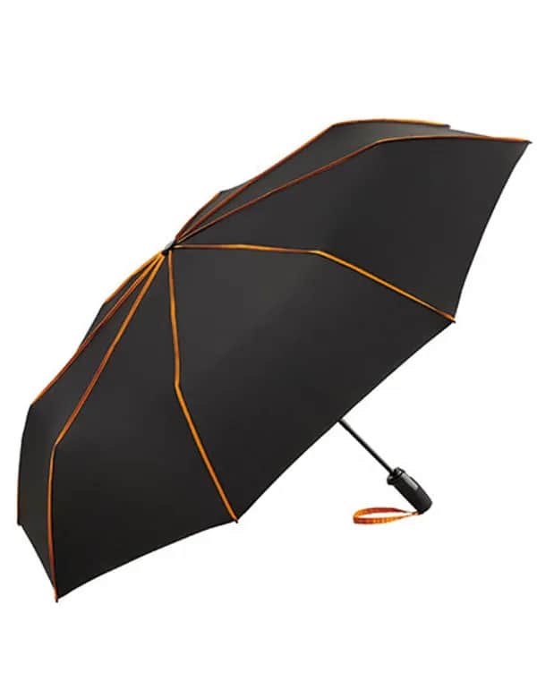 AOC-Oversize-Taschenschirm FARE®-Seam - Black/Orange