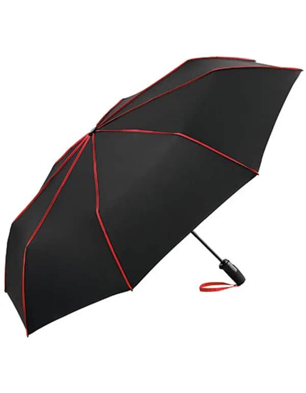 AOC-Oversize-Taschenschirm FARE®-Seam - Black/Red