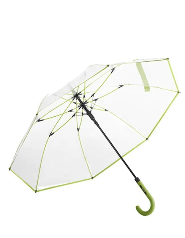 AC-Stockschirm FARE®-Pure - Transparent/Lime