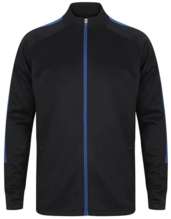 Adults Knitted Tracksuit Top - Navy/Royal