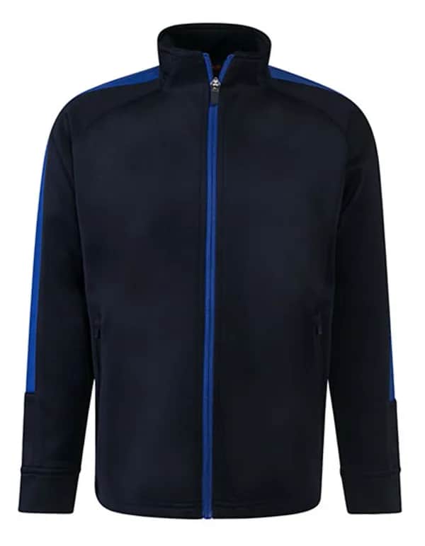 Kids Knitted Tracksuit Top - Navy/Royal