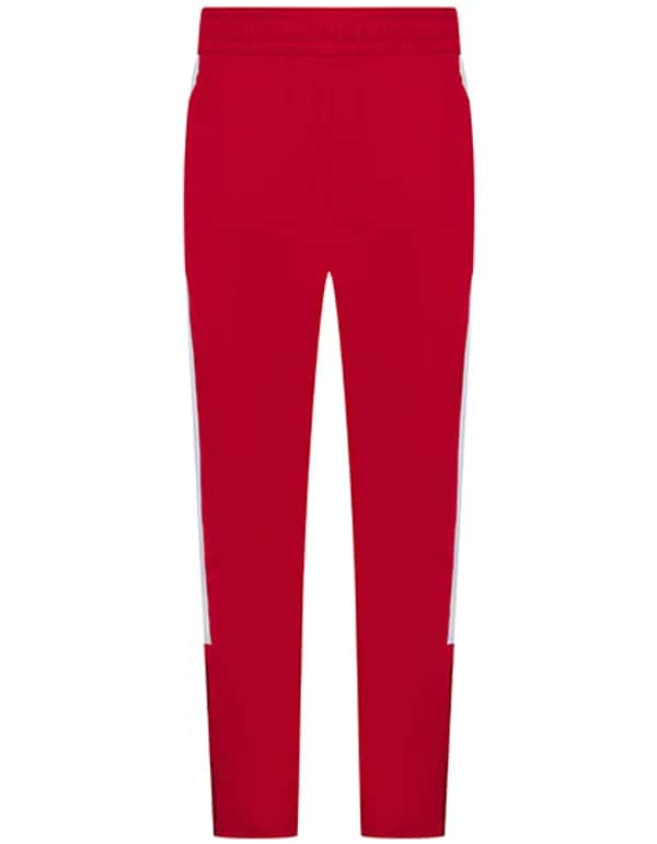 Adults Knitted Tracksuit Pants - Red/White