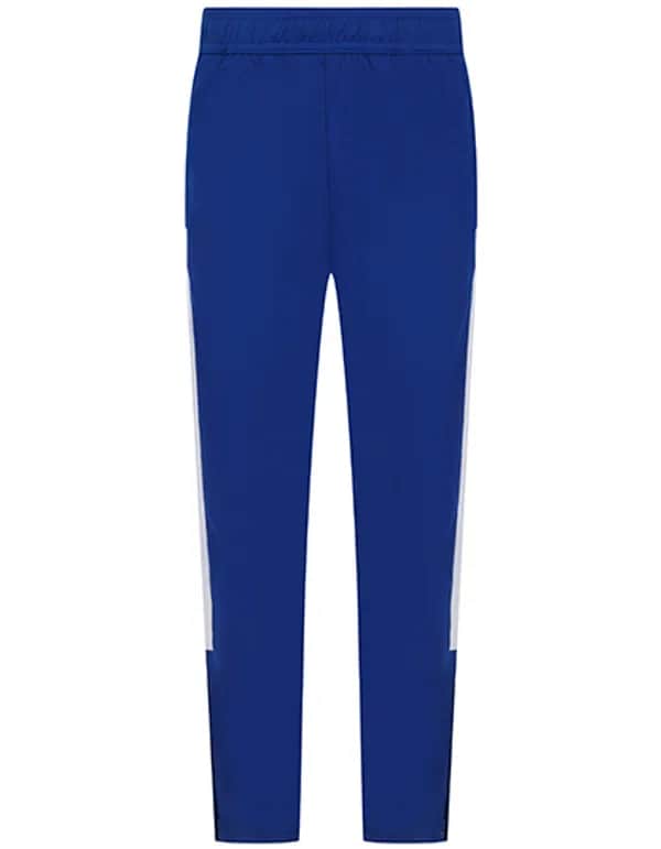 Adults Knitted Tracksuit Pants - Royal/White