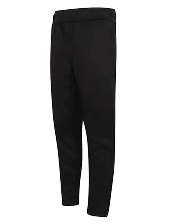 Kids Knitted Tracksuit Pants - Black