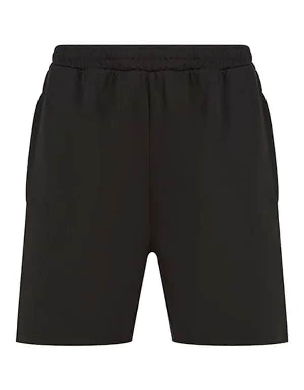 Kids Knitted Shorts with Zip Pockets - Black